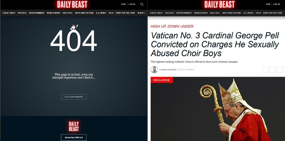 "DailyBeast" setzt auf Geoblocking "DailyBeast" setzt auf Geoblocking
