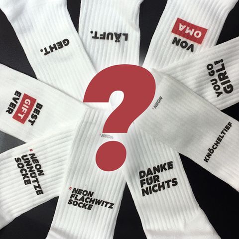 NEON Unnütze Socken Quiz