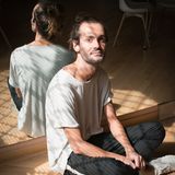 Levan im Büro des Equality Movement in Tiflis