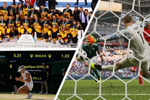Sporthöhepunkte 2018: Kerber, Vogel, Eishockey - das waren die Gänsehaut-Momente im Sport 2018