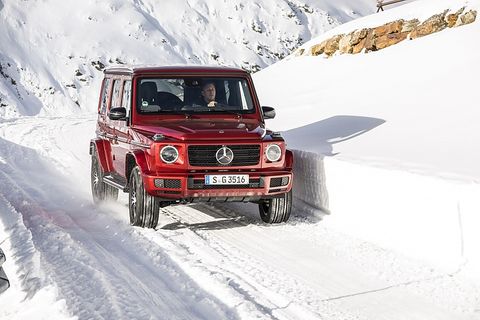 Mercedes G 350d - schafft knapp Tempo 200