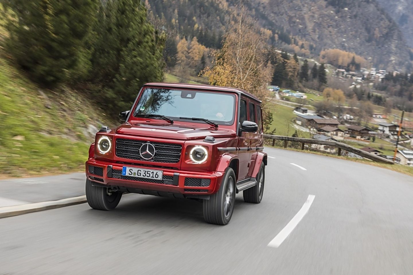 Mercedes G 350d - 0 auf Tempo 100 in 7,4 Sekunden