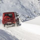 Mercedes G 350d - serienmäßig mit einer Neungang-Automatik