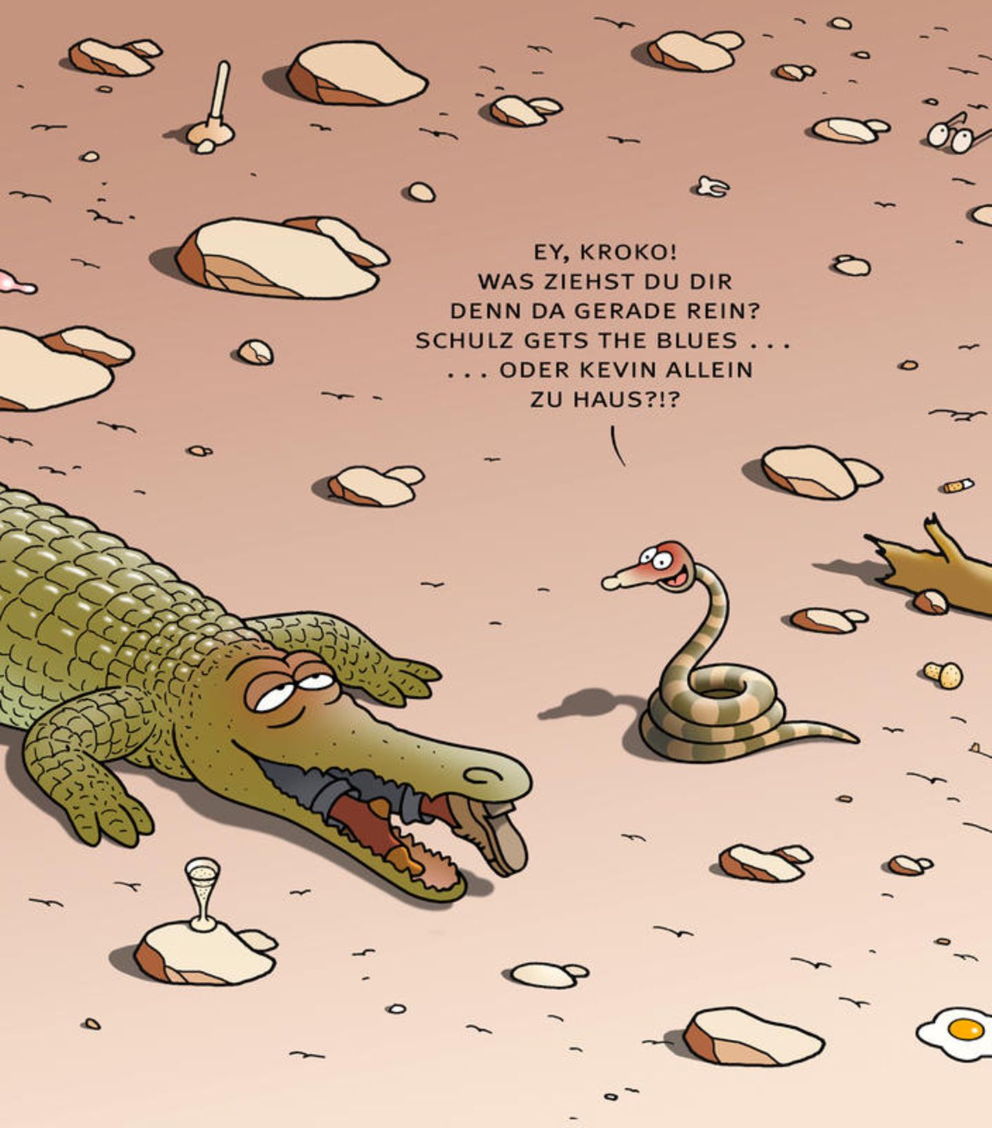 Spitze Feder: Von Sehhunden und braunem Pöbel - Die besten Tetsche-Cartoons 2018