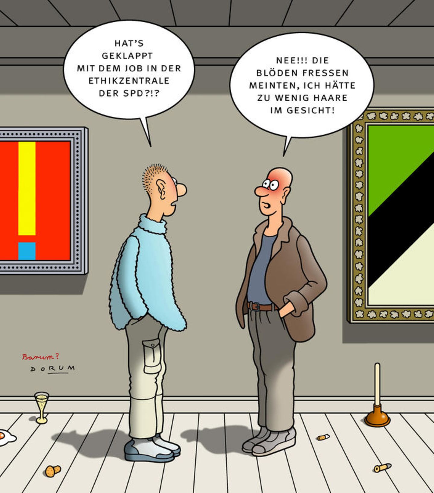 Spitze Feder: Von Sehhunden und braunem Pöbel - Die besten Tetsche-Cartoons 2018