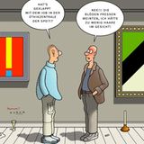 Spitze Feder: Von Sehhunden und braunem Pöbel - Die besten Tetsche-Cartoons 2018