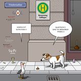 Spitze Feder: Von Sehhunden und braunem Pöbel - Die besten Tetsche-Cartoons 2018