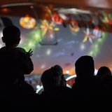 Die Lichtershow wurde mit Klängen einer zeitgenössischen Version von Tschaikowskys "Tanz der Zuckerfee" inszeniert.