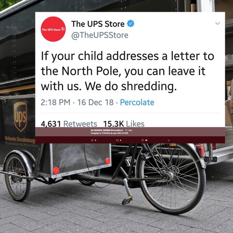 Paketzusteller UPS versucht witzig zu sein – und erntet Shitstorm