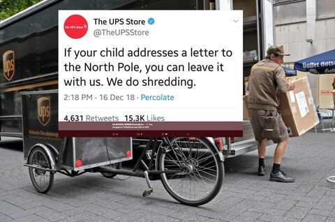 Paketzusteller UPS versucht witzig zu sein – und erntet Shitstorm