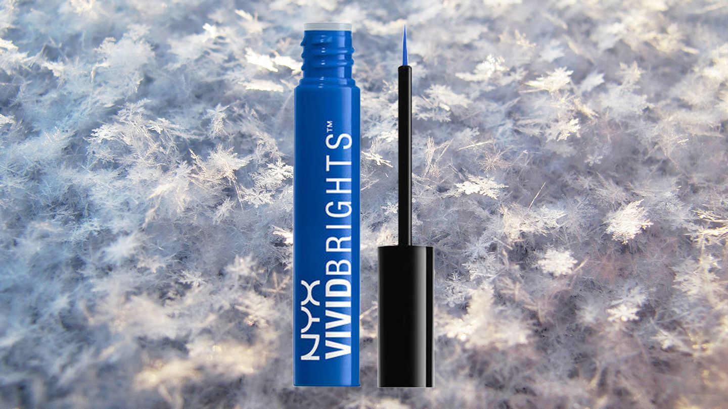 Winter-Make-up: Blauer Eyeliner von Nyx Winter-Make-up: Blauer Eyeliner von Nyx