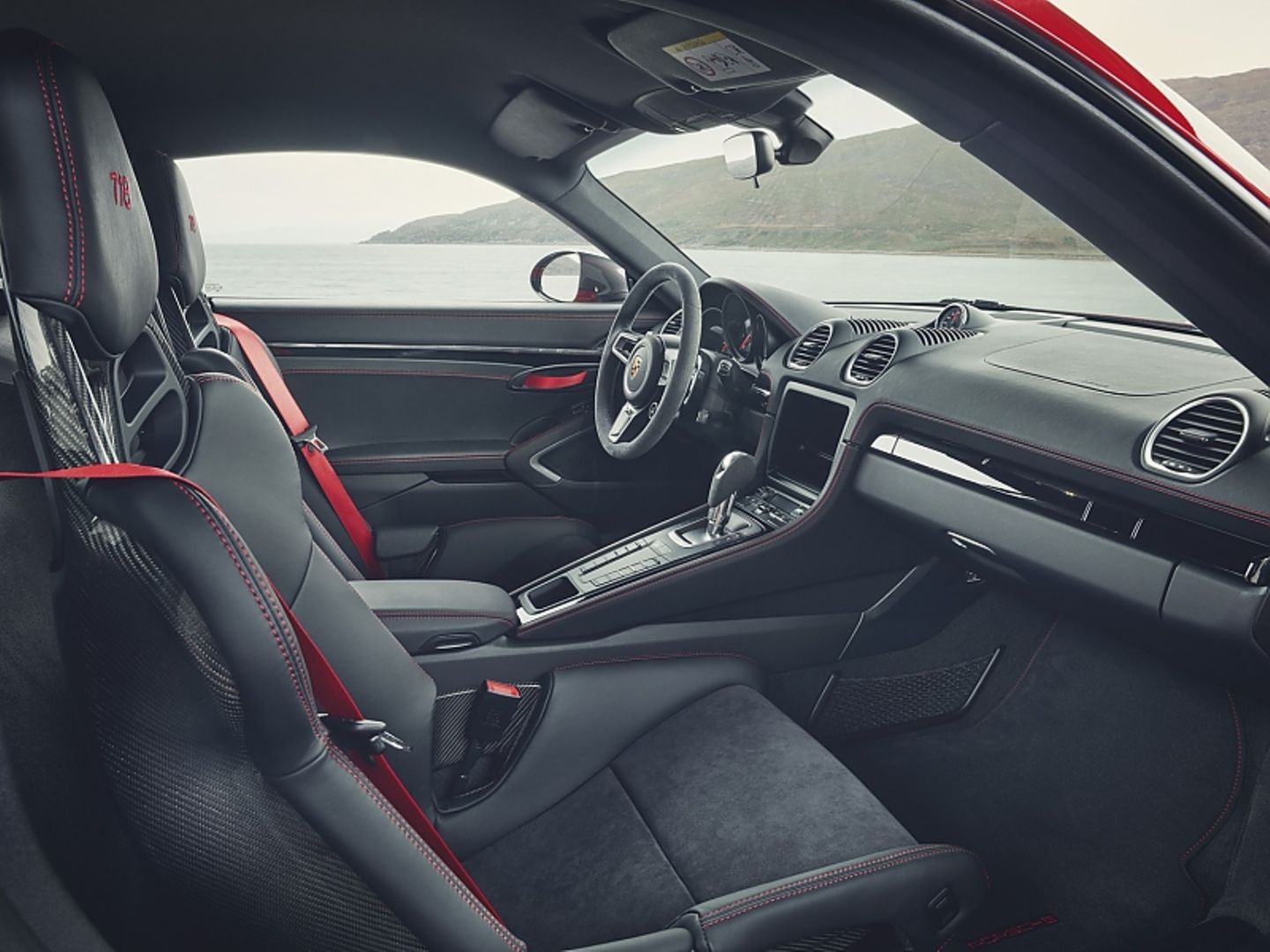Der Innenraum des Porsche 718 T Cayman