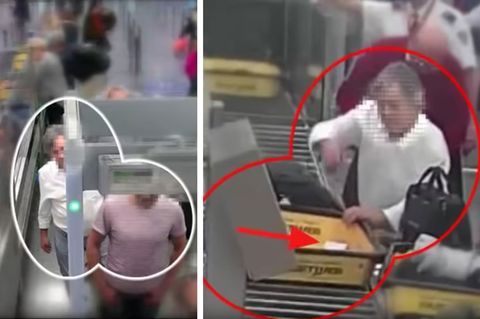 Sicherheitskontrolle am Flughafen Rom-Fiumicino: Dreister geht's nicht: Mann klaut seinem Vordermann 8000 Euro Bargeld