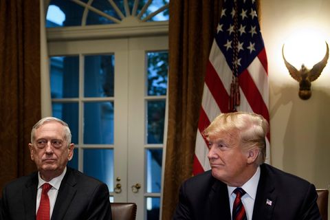 James Mattis und Donald Trump