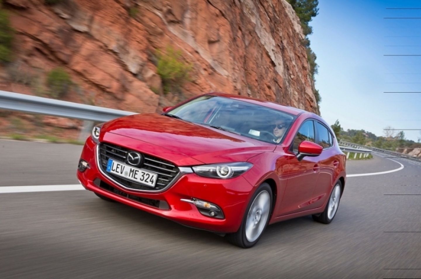 Der Mazda hat ein mutiges Design