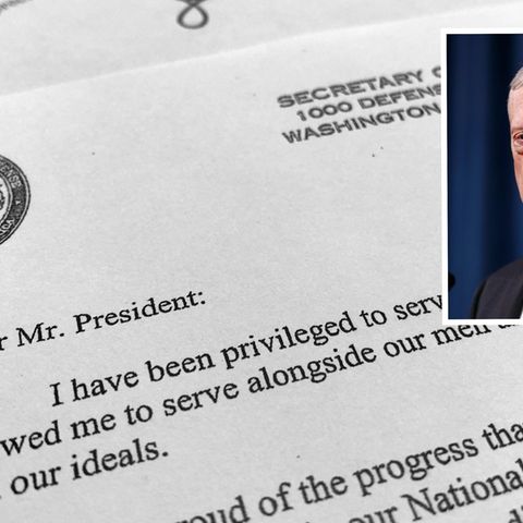Seinen Rücktritt machte Verteidigungsminister James Mattis in einem persönlichen Schreiben an US-Präsident Trump öffentlich