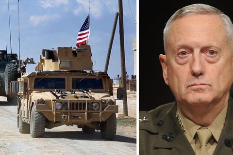 US-Truppen in Syrien und der scheidende US-Verteidigungsminister Jimmy Mattis