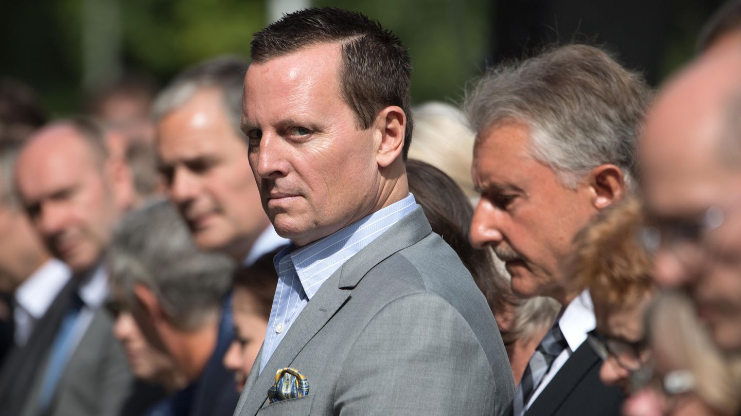 US-Botschafter Richard Grenell während einer Gedenkfeier in Berlin.