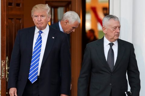 Donald Trump und James Mattis gehen künftig getrennte Wege