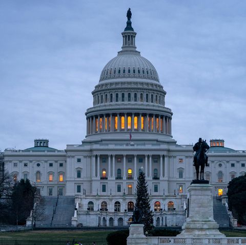 Das Kapitol, Sitz des US-Kongresses, in Washington