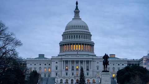 Das Kapitol, Sitz des US-Kongresses, in Washington