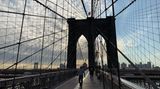 Weitwinkel-Kamera: Hier eine weitere Aufnahme, diesmal der Brooklyn Bridge am Morgen. Die Aufnahme des iPhone XS überzeugt mit einem hohen Detailgrad und natürlichen Farben.