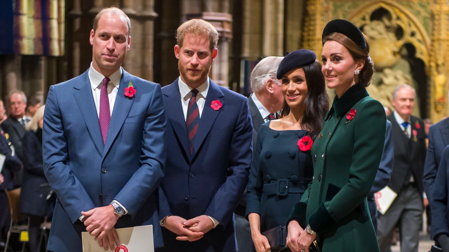 Prinz William, Prinz Harry, Meghan Markle, Herzogin Kate