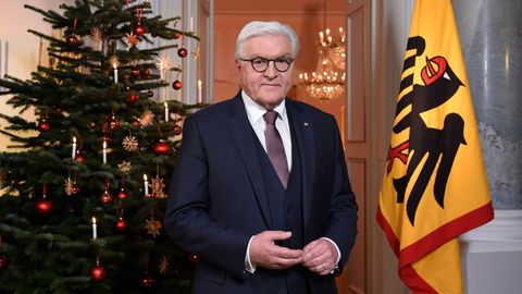 Frank-Walter Steinmeier hält seine Weihnachtsrede