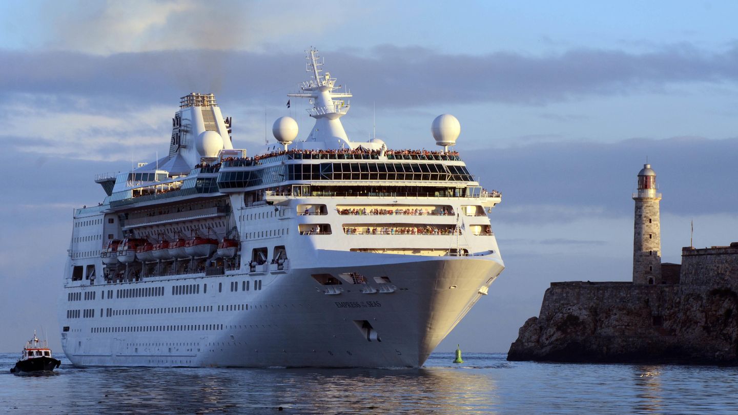 Das Kreuzfahrtschiff "Empress of the Seas"