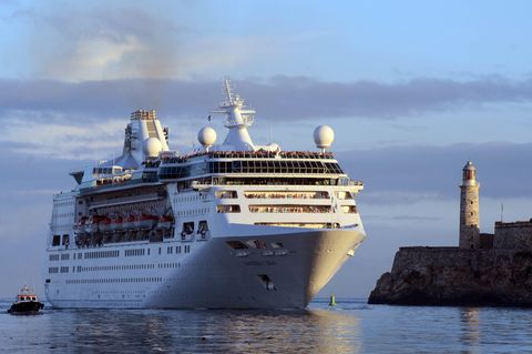 Das Kreuzfahrtschiff "Empress of the Seas"
