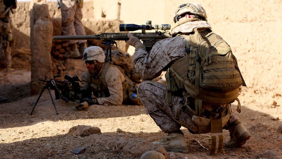Marines auf einem Einsatz in Afghanistan 