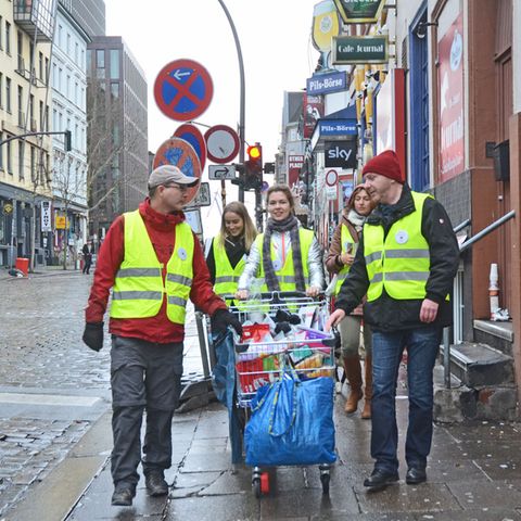 Die Antikältehilfe unterwegs