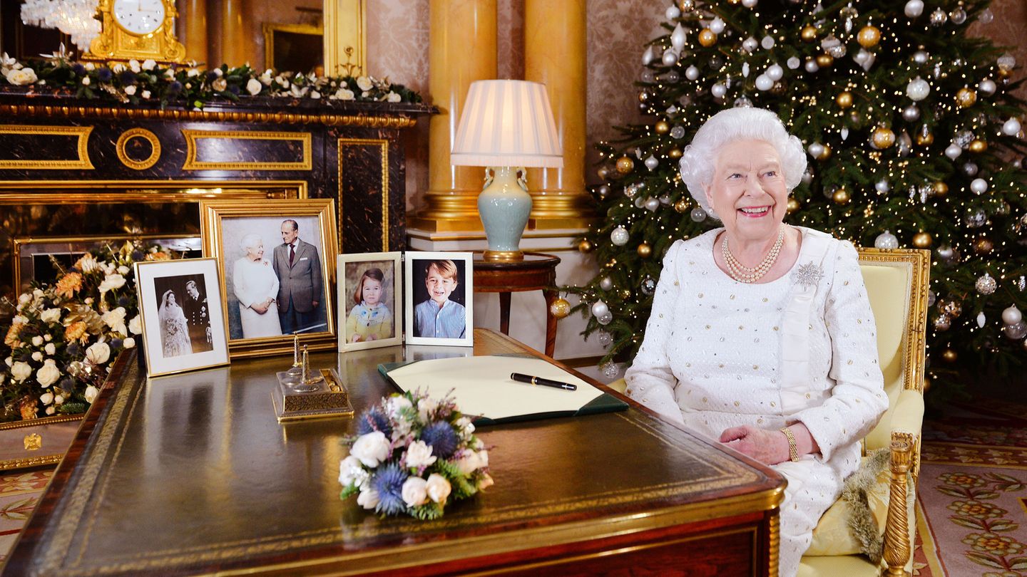 Queen Elizabeth II. nach ihrer diesjährigen Weihnachtsansprache