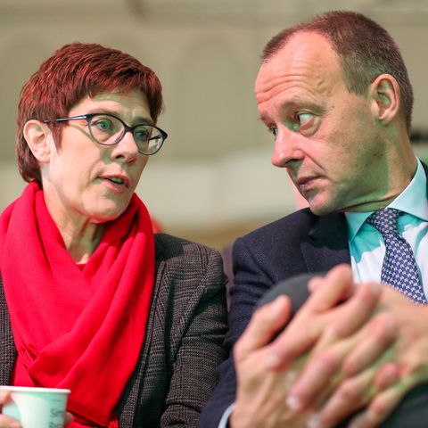 "Das Kabinett war vollzählig": Die CDU-Vorsitzende Kramp-Karrenbauer verpasste Merz und seinen Kabinetts-Träumen einen Dämpfer