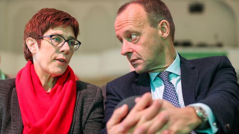 "Das Kabinett war vollzählig": Die CDU-Vorsitzende Kramp-Karrenbauer verpasste Merz und seinen Kabinetts-Träumen einen Dämpfer