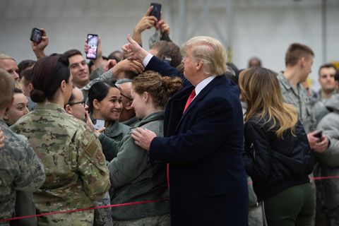 Donald Trump im Irak