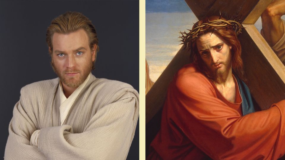 Jesus Star Wars Obi-Wan Weihnachten