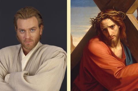 Jesus Star Wars Obi-Wan Weihnachten