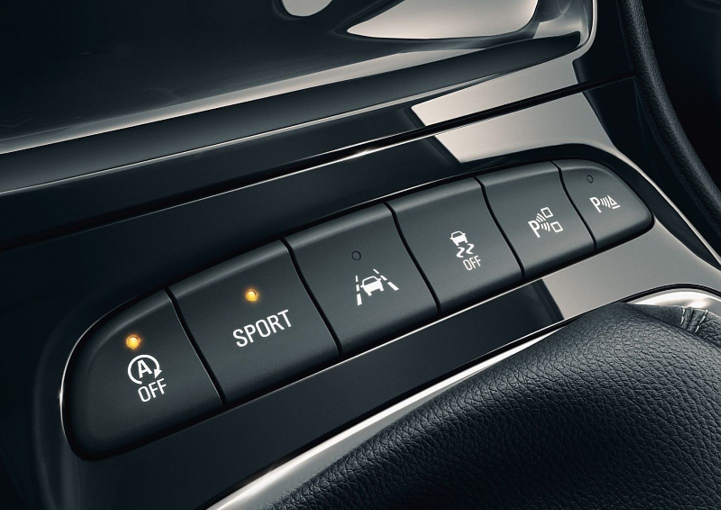 Beim Opel Astra 1.6 BiTurbo können verschiedene Fahrprogramme angewählt werden.