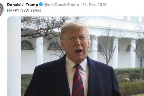 Twittern statt Party: "Ihr feiert, ich arbeite." Warum Donald Trump Silvester allein im Weißen Haus verbrachte