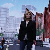 Ford EVP and President of Mobility Marcy Klevorn on the keynote stage