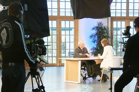Wolfgang Schäuble beim ZDF-Interview