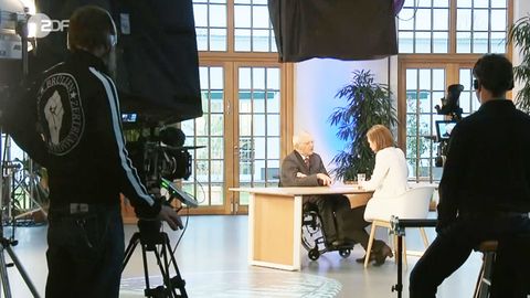 Wolfgang Schäuble beim ZDF-Interview