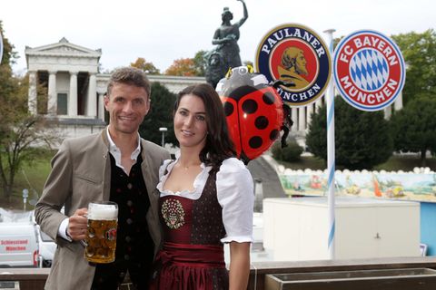 Lisa und Thomas Müller auf dem Oktoberfest 2018