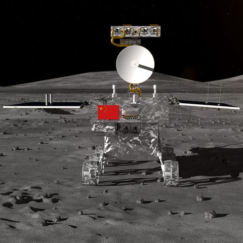 China: Computerrendering der Mondsonde "Chang'e 4"