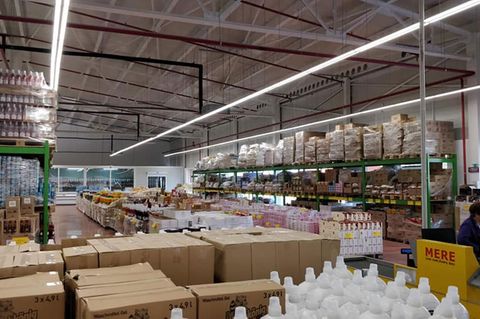 Eine Filiale des Discounters Mere in Rumänien. Der Supermarkt will Ende Januar auch in Deutschland starten.