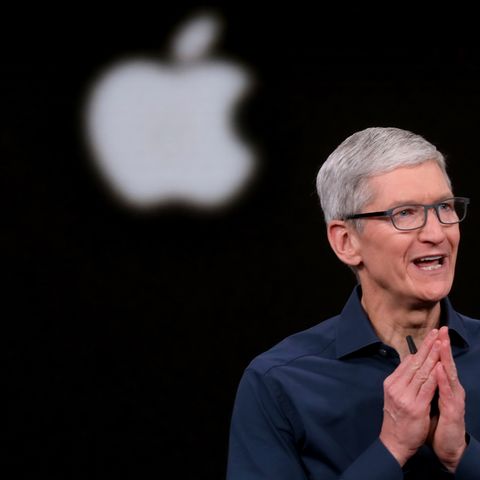 Apple-Chef Tim Cook musste einen Umsatzrückgang im letzten Quartal ankündigen