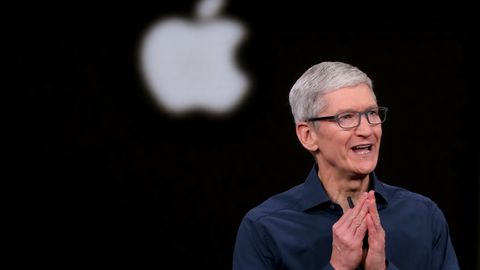 Apple-Chef Tim Cook musste einen Umsatzrückgang im letzten Quartal ankündigen