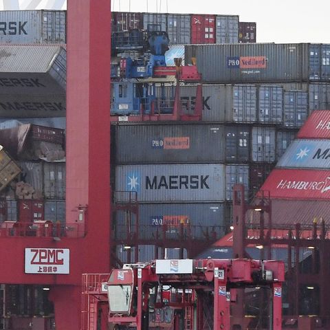 Das Containerschiff "MSC Zoe" gehört zu den größten der Welt, kann mehr als 19.000 Standardcontainer laden