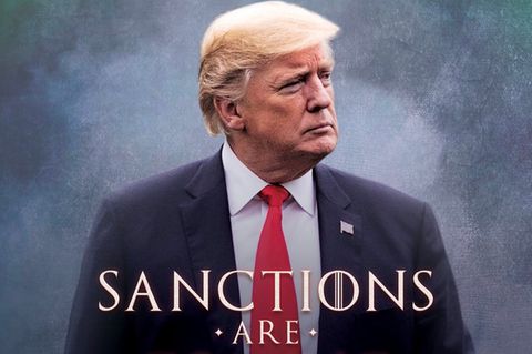 Bei Kabinettssitzung: Trump verwirrt mit "Game of Thrones"-Poster – und hat die Serie nicht verstanden